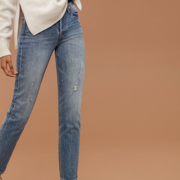 Levi's Wedgie High Rise Jeans in Foothills - Picture 3 of 8